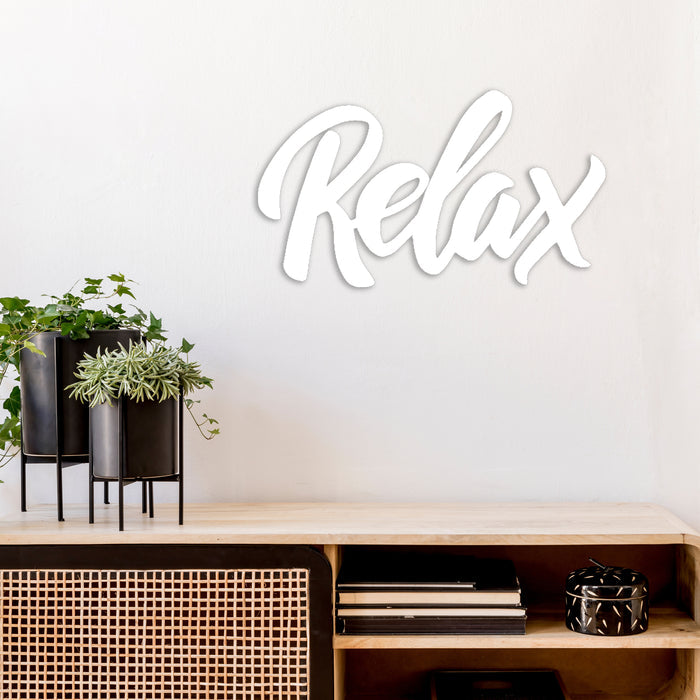 Relax - Metal Wall Art - MetalPlex