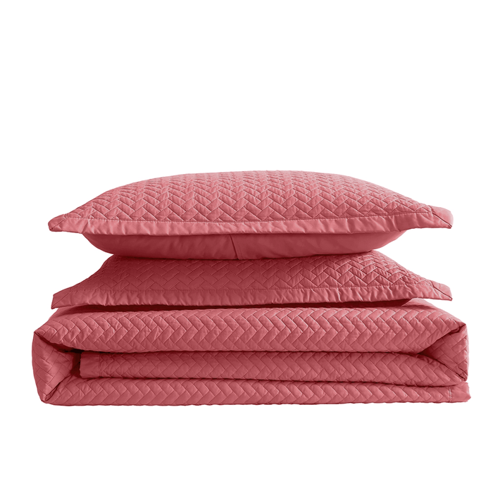 Retro Rose Oversized Quilt Set