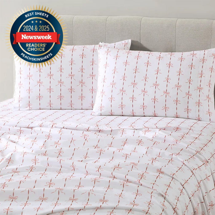 Retro Rose Ribbons and Bows Sheet Set