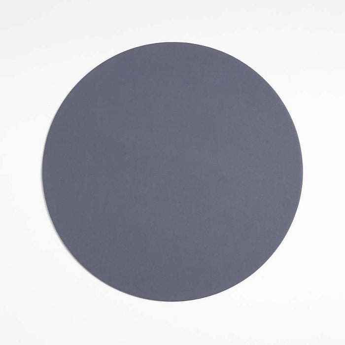 Rizzo Faux Leather Placemat Grey