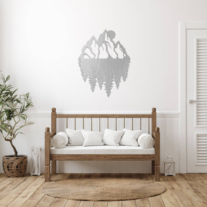 Rocky Mountain Sunset - Metal Wall Art - MetalPlex