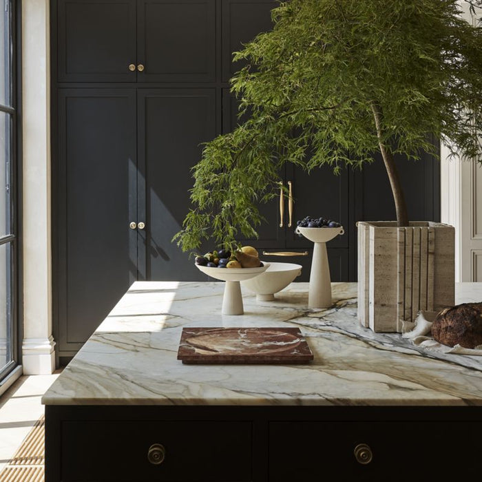 Rosa Marble Serve Platter by Athena Calderone