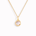 Gold Vermeil, Rose Quartz