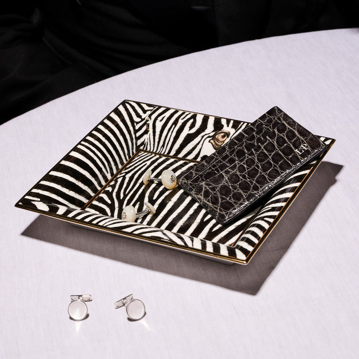 Round Concave Engravable Cufflinks in Sterling Silver