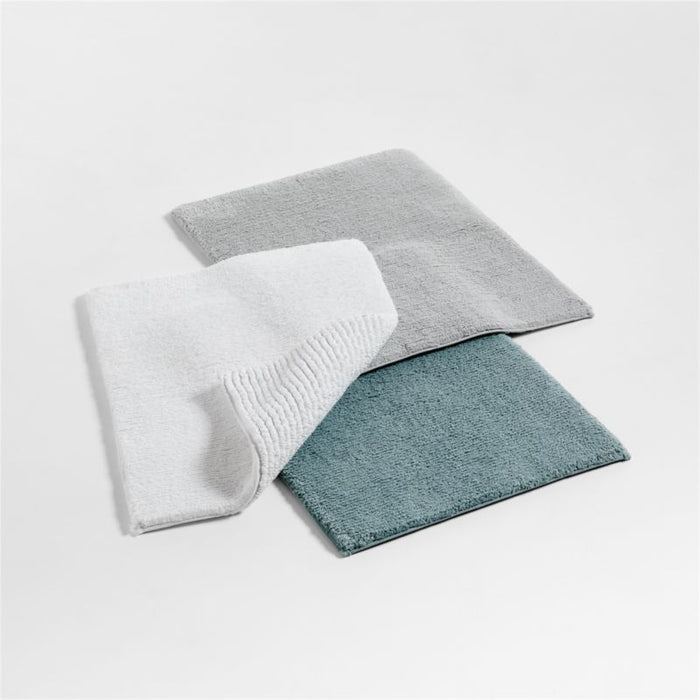Rylan Organic Cotton Silver Bath Mat 24"x36"