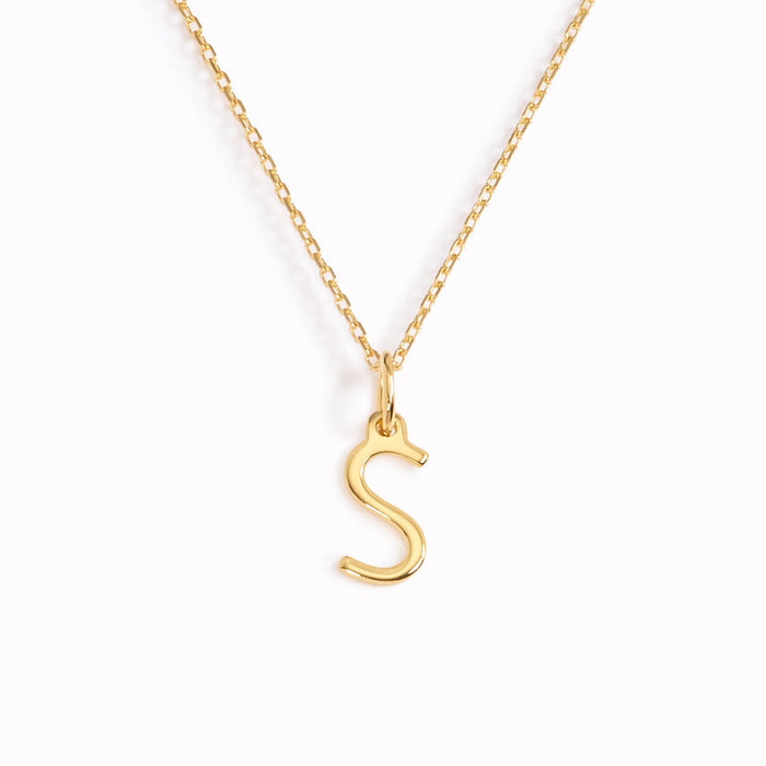 S, Gold Vermeil