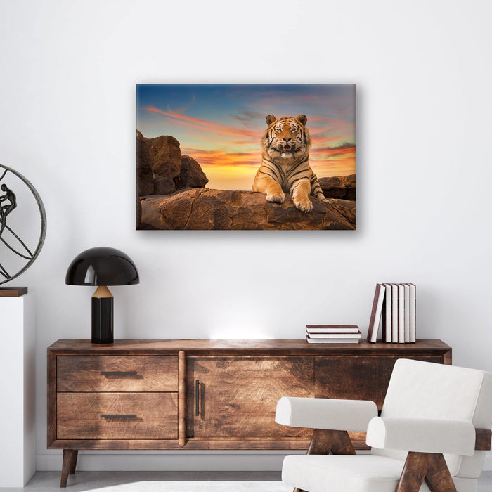Safari Tiger - Print - MetalPlex