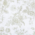 Sage Green Floral Toile Pillowcase Set