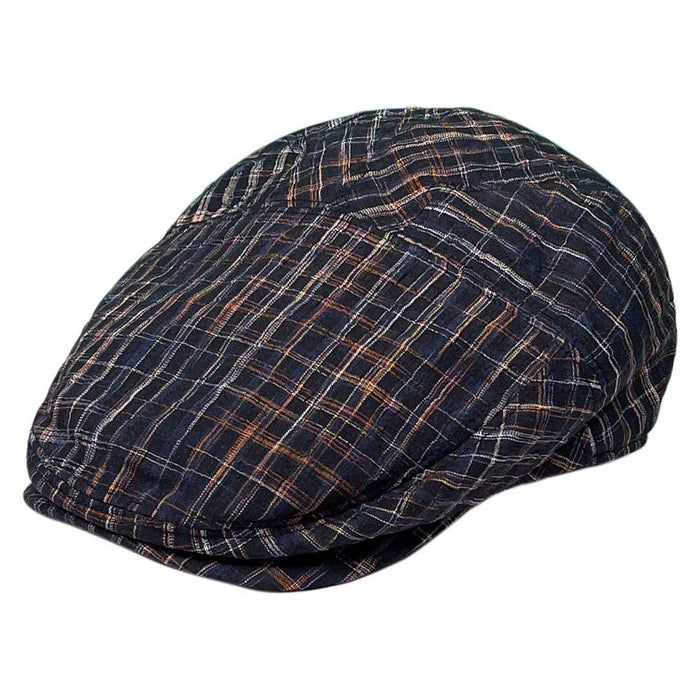 Saint Martin - 5 Panel Navy Flat Cap - Style