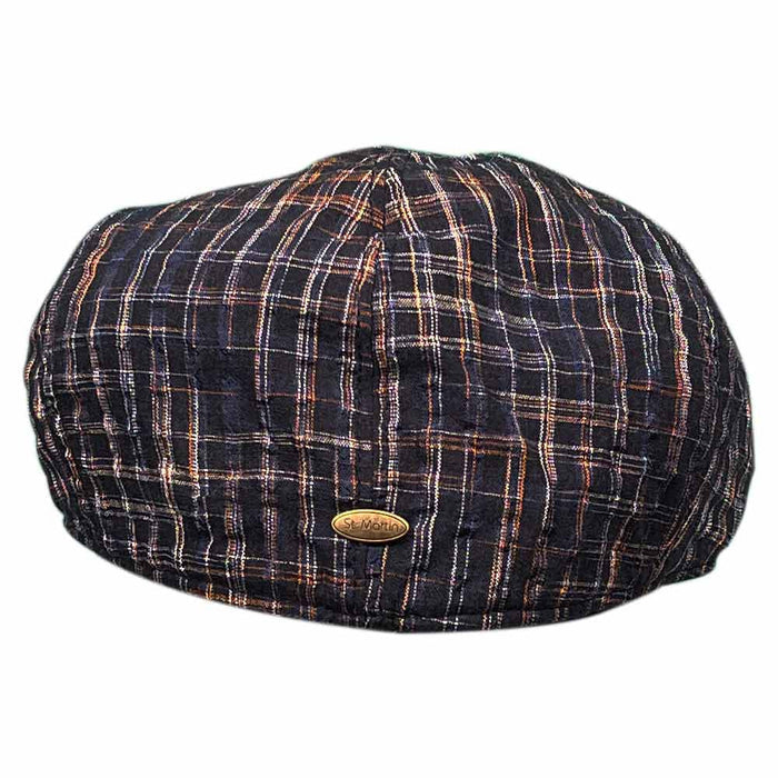 Saint Martin - 5 Panel Navy Flat Cap - Back