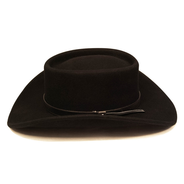 Saint Martin - Black Felt Western Gambler - Side