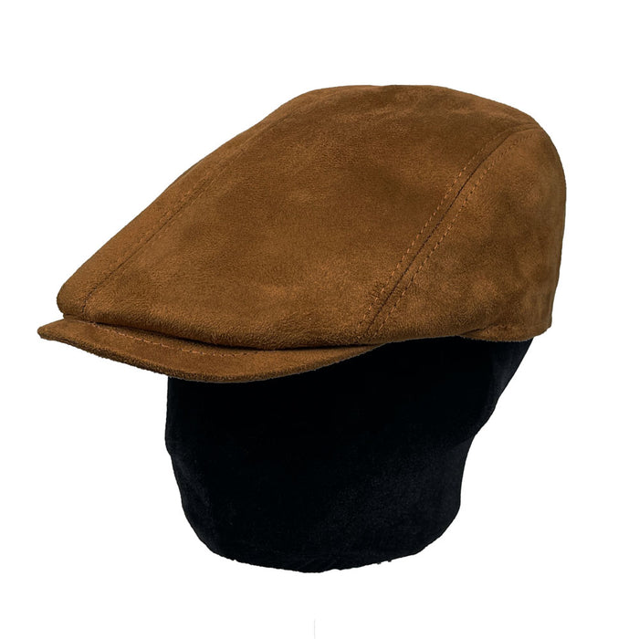 SM-85-Saint-Martin-Faux-Chamois-Flat-Cap-Model-Style