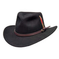 HUIDF6_Saint-Martin_Crushable_wool_felt_fedora_Black_Profile
