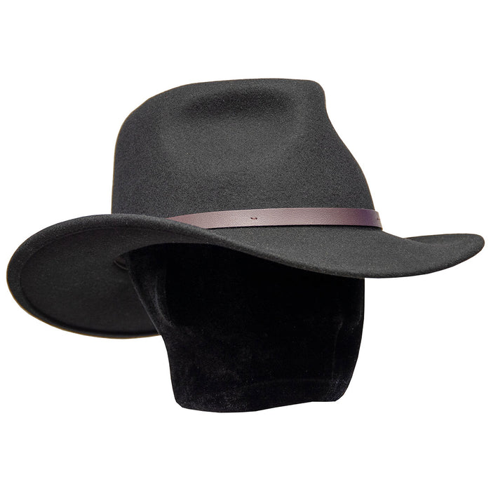 SM-26_Saint-Martin_Crushable_wool_felt_fedora_Black_model_right