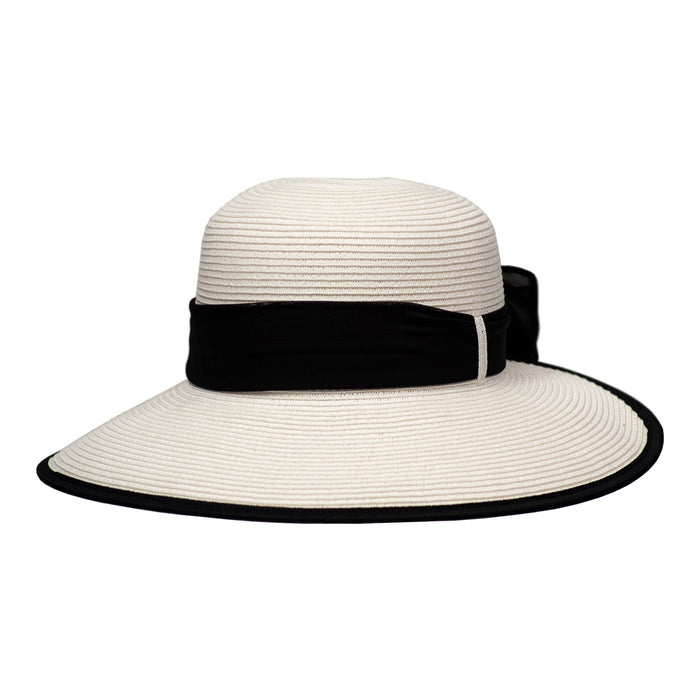 Saint Martin - Cut Brim with Bow White (Profile)