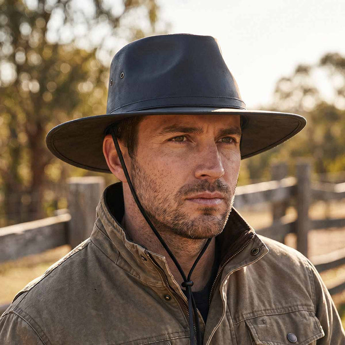 Saint-Martin-Drifter-Leather-Safari-Hat-SM54-Lifestyle