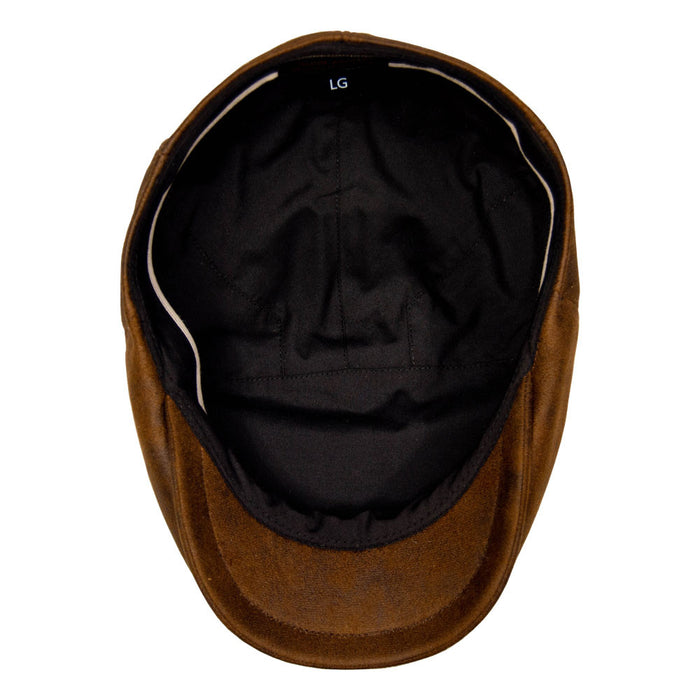 Saint Martin - Faux Leather Ivy Cap Rust (Inside)