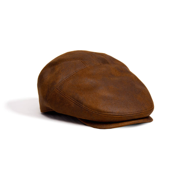 Saint Martin - Faux Leather Ivy Cap Rust (Profile Side)