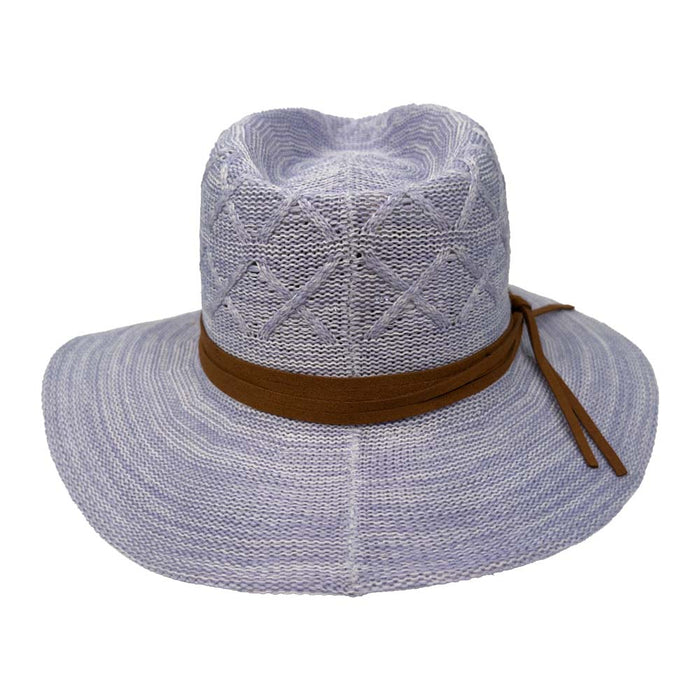 Saint-Martin-SM2754-Blue-Knitted-Safari-Fedora-Back
