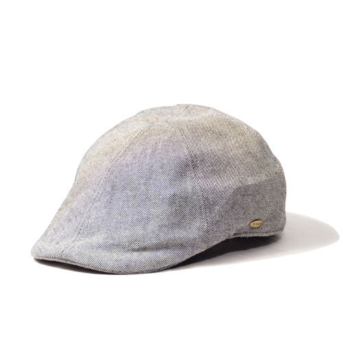 Saint Martin - Gray Linen Driver Cap (Profile)