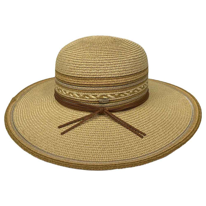 Saint-Martin-SM2917TN-Multicolor-Flatbrim-Tan-StyleSaint-Martin-SM2917TN-Multicolor-Flatbrim-Tan-Side