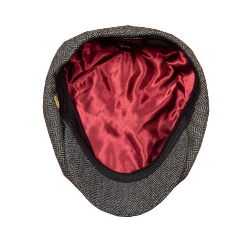 Saint Martin - Brown Newsboy Cap (Model Front)