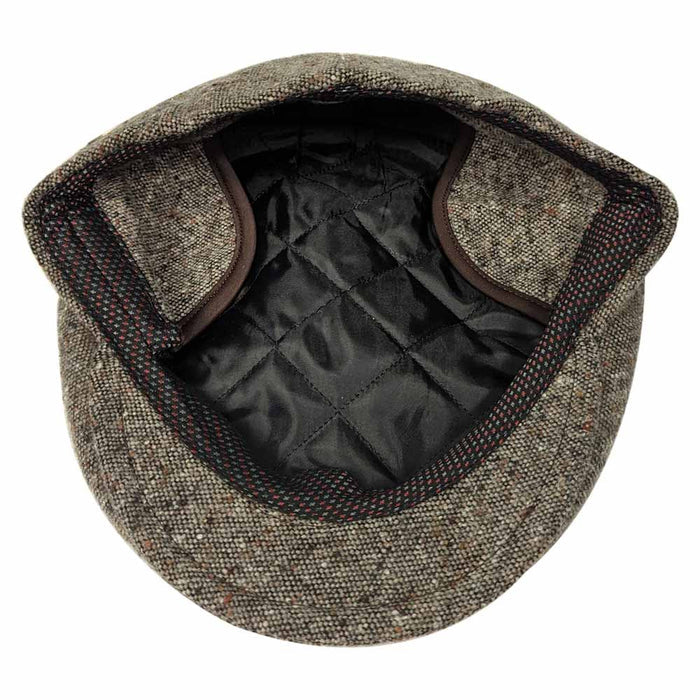 Saint Martin - Farias Orecchio Ultra Warm Wool Blend Flat Cap - interior