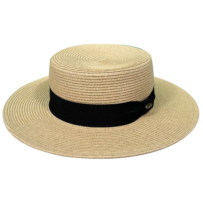 Saint Martin - Paper Braid Boater Hat - Style