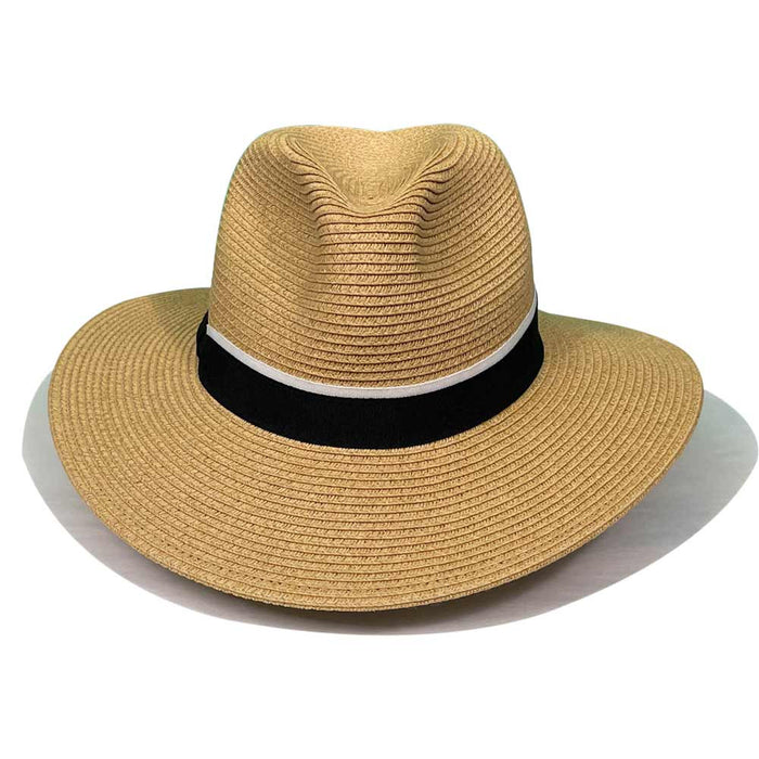 Saint martin - Paper Braid Safari Fedora - Front