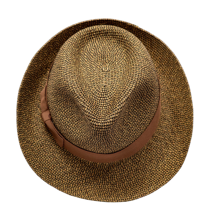 Saint Martin - Resort Fedora Hat Brown (Profile Top)