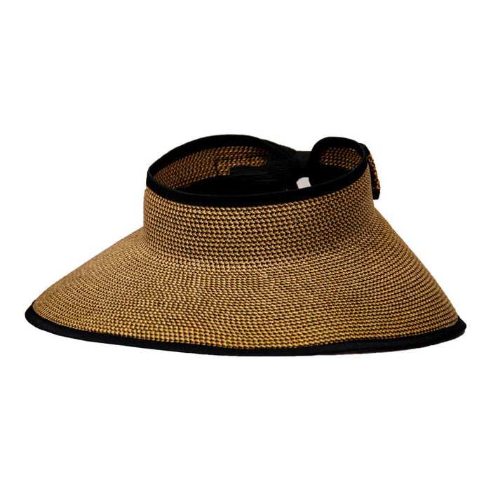 Saint Martin - Roll Up Visor Brown Tweed (Profile)