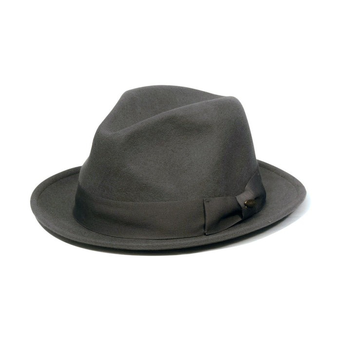Saint Martin - Milano Wool Felt Fedora (Grey)
