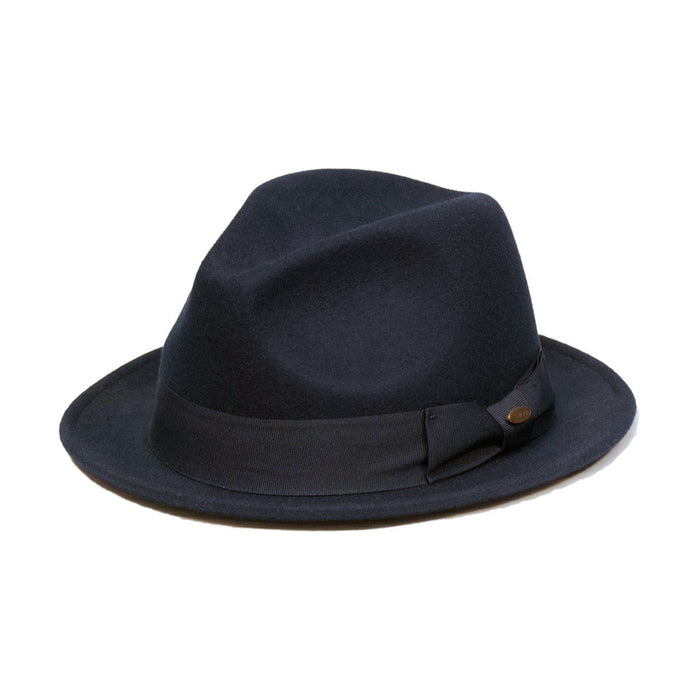 Saint Martin - Milano Wool Felt Fedora (Navy)