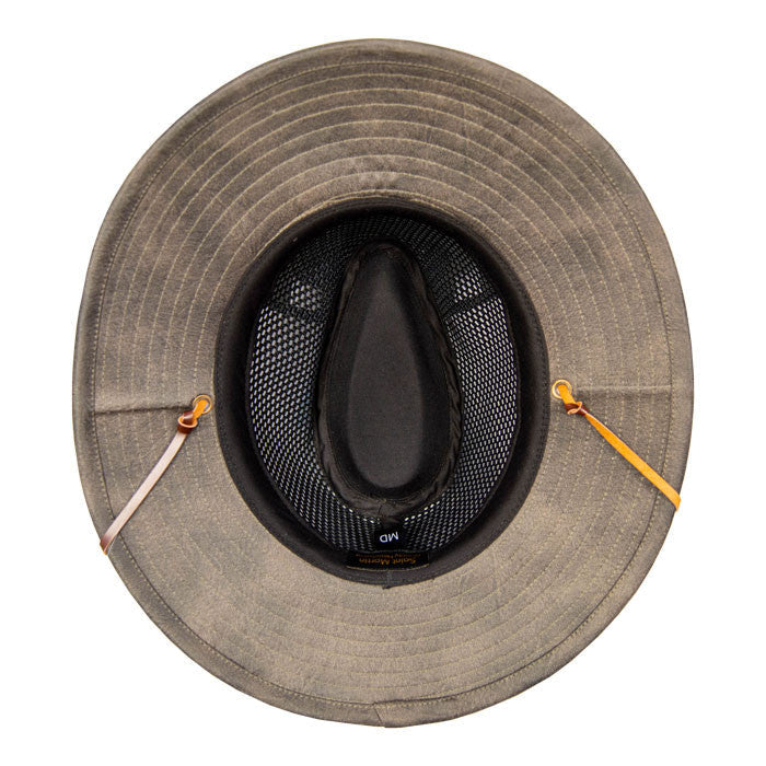 Saint Martin - Safari Breezer Hat Olive-Charcoal (Inside)