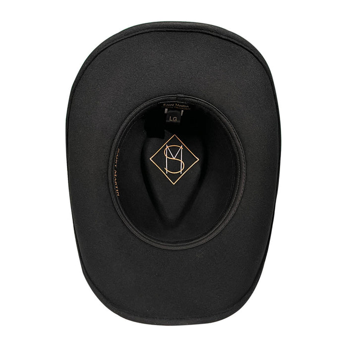 Saint Martin - Shapeable Western Cowboy Hat - Inside