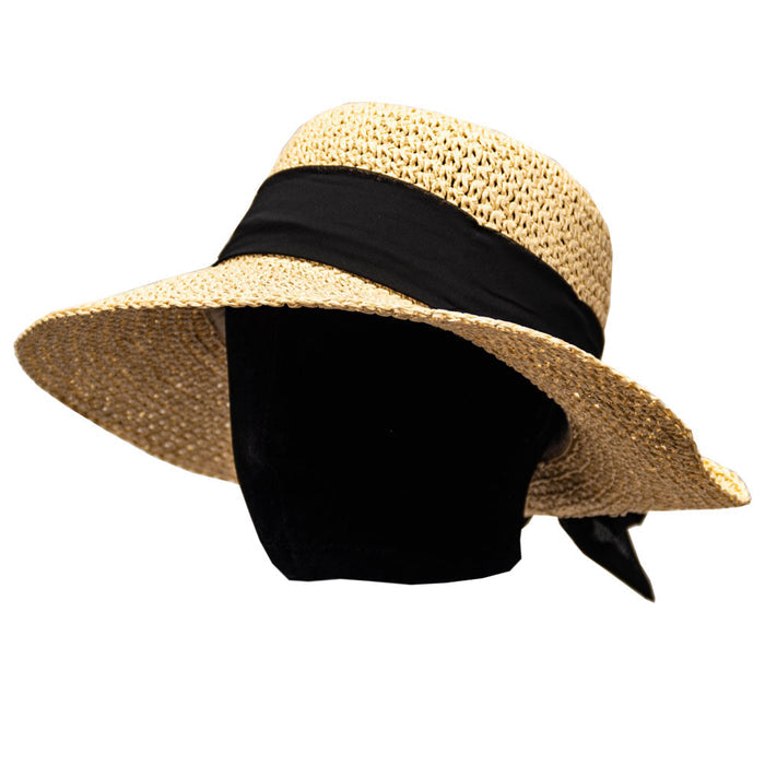 Saint Martin - Split Brim Sun Hat (Model Left)