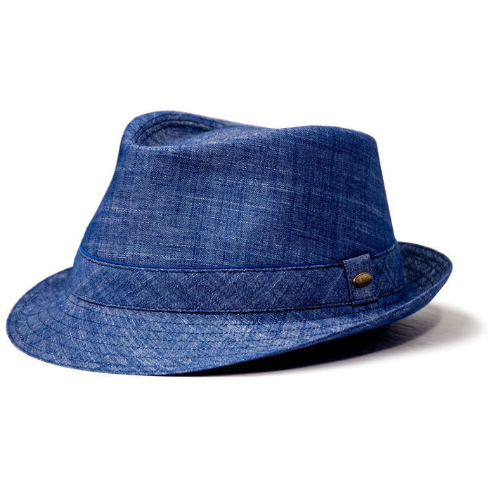 Saint Martin - Trilby Fedora Denim (Profile)