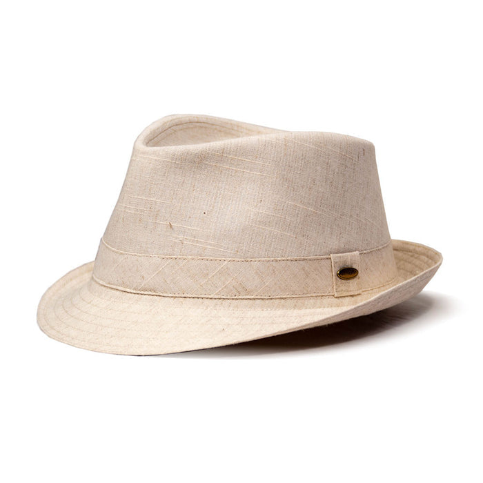 Saint Martin - Trilby Fedora Tan (Profile)