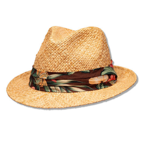 Saint Martin - Tropical Straw Fedora (Profile)