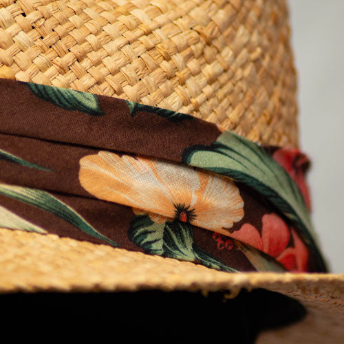 Saint Martin - Tropical Straw Fedora (Band)