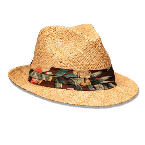 Saint Martin - Tropical Straw Fedora (Profile Side)