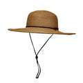 Saint Martin - Tweed Flat Brim Sun Hat (Profile)