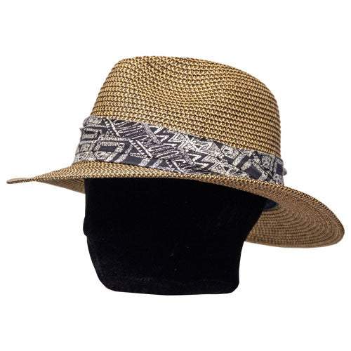 Saint Martin - Tweed Resort Hat (Model Left)