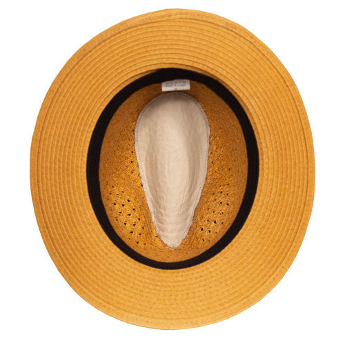 Saint Martin - Two Tone Paper Braid Fedora (Profile Inside)