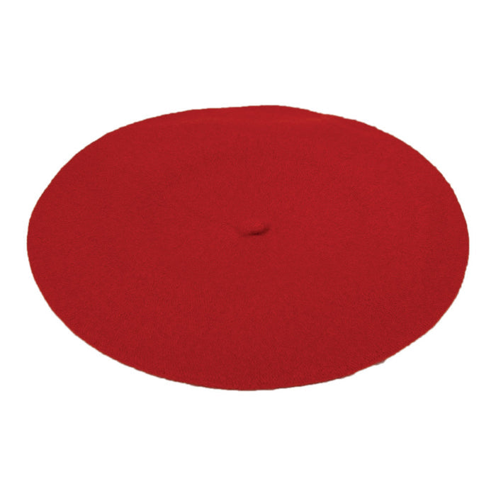 Saint Martin - Wool Felt Red Beret