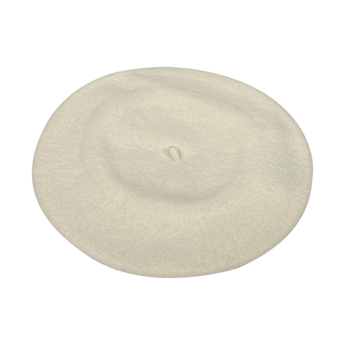Saint Martin - Wool Felt Ivory Beret