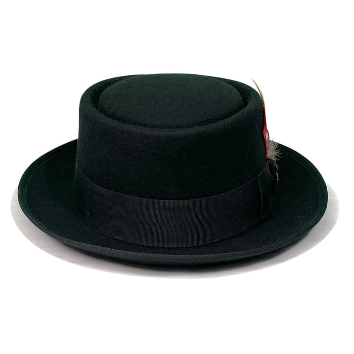 Saint Martin Wool Felt Pork Pie Hat - Front