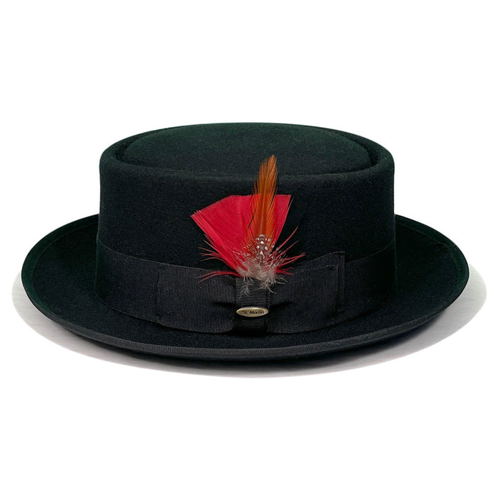 Saint Martin Wool Felt Pork Pie Hat - Side