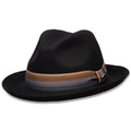 Saint Martin - Wool Felt Upturn Fedora (Profile)