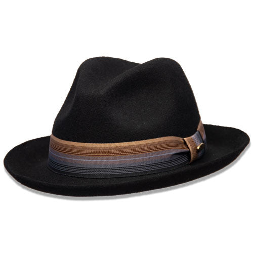 Saint Martin - Wool Felt Upturn Fedora (Profile)
